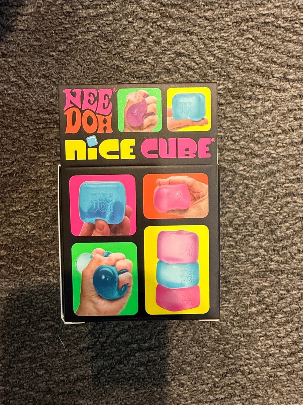 Needoh Nice Cube Super Solid Squish! - Purple